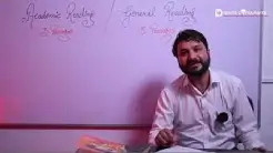IELTS instructor explaining Academic and General Reading modules during training session at 13 Dreams Consultants