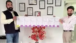 Team members of 13 Dreams Consultants proudly displaying multiple approved study visa letters on a banner