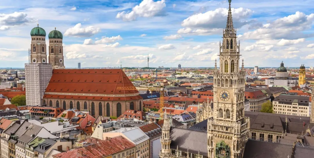 Study in Germany – Munich skyline for Indian students, study abroad in Germany with top consultants, visa requirements and best courses