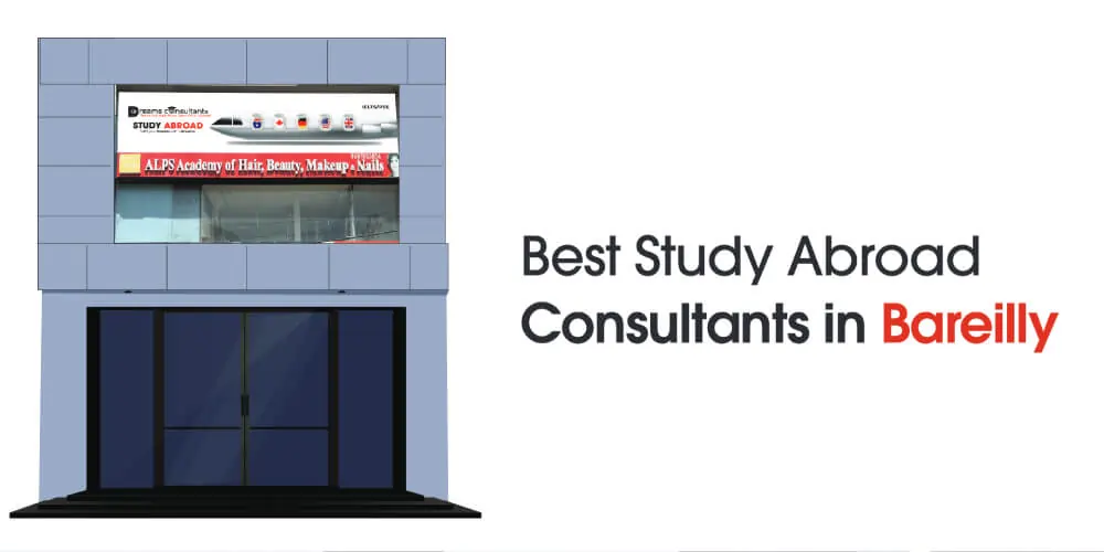Front view of 13 Dreams Consultants office in Bareilly, offering top study abroad consultancy service